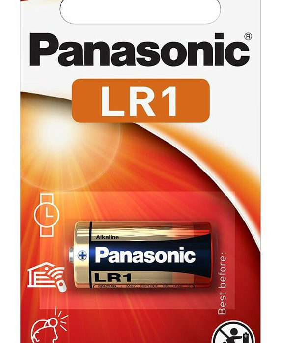 PANASONIC αλκαλική μπαταρία, Lady/LR1, 1.5V, 1τμχ