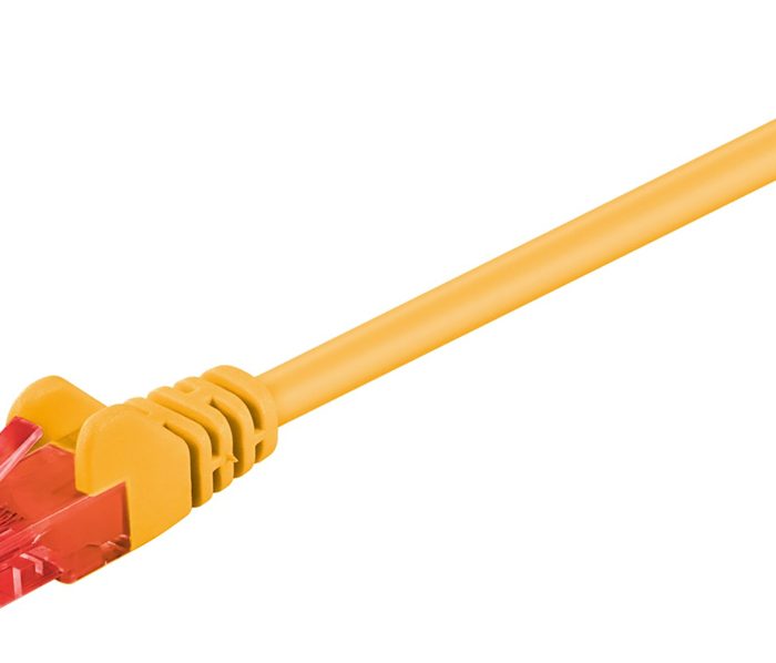GΟOBAY καλώδιο δικτύου 68408, CAT 6 U/UTP, CCA, PVC, 3m, κίτρινο