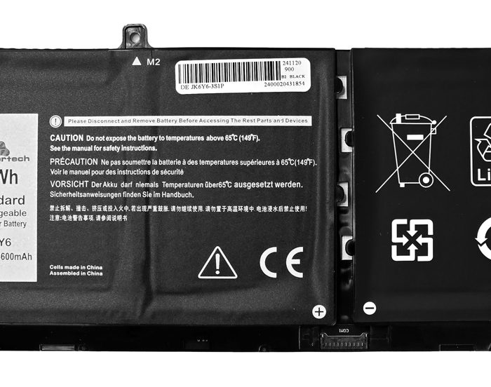 POWERTECH συμβατή μπαταρία JK6Y6 για DELL Inspiron 13 5300/14 5400/15 5500