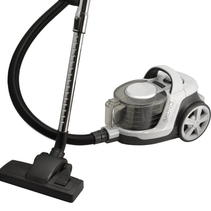BRUNO ηλεκτρική σκούπα BRN-0137, 800W, 3lt, κυκλωνική, λευκή
