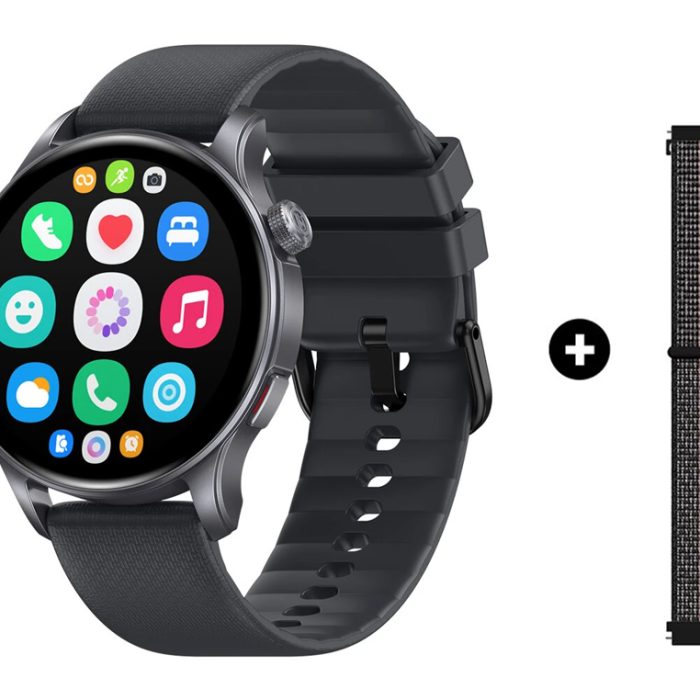 ZEBLAZE smartwatch Btalk 3 GPS, heart rate, 1.43" AMOLED, GPS, 3 ATM, γκρι