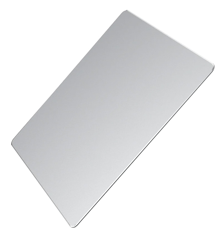 CABLETIME μεταλλικό mouse pad CT-MP24-AS, 246x202x2mm, ασημί & μαύρο