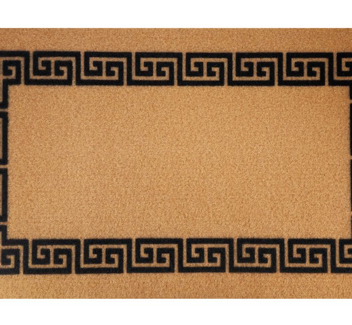 HOME USE πατάκι εισόδου HUH-0206, αντιολισθητικό, 75x45cm, 8mm πάχος, καφέ