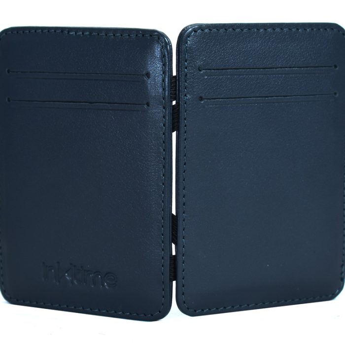 INTIME έξυπνο πορτοφόλι IT-014, RFID, δερμάτινο, μπλε