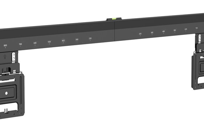 BRATECK επιτοίχια βάση τηλεόρασης LED-1948, 43-100", έως 75kg, ultra slim, fixed