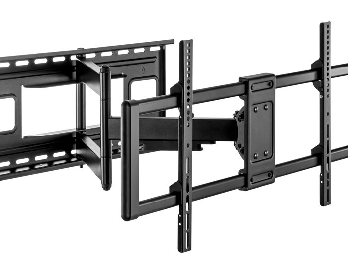 BRATECK επιτοίχια βάση τηλεόρασης LPA77-483, 43-90", 80kg, heavy duty, full motion