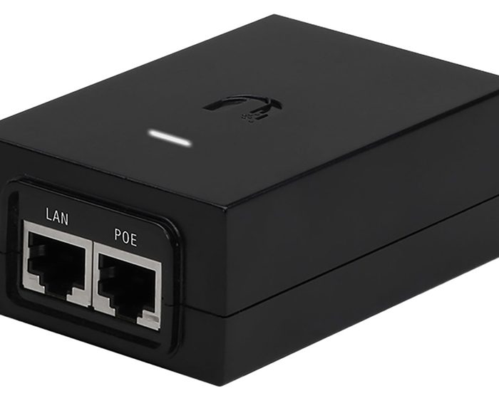 UBIQUITI Gigabit PoE adapter POE-48-24W-G με power cable, 48VDC, 24W