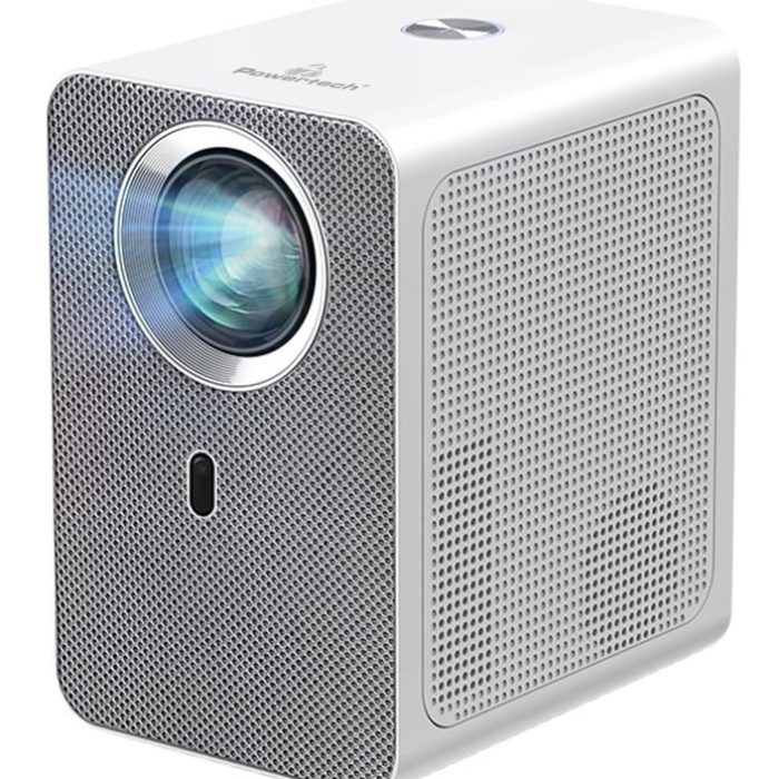 POWERTECH smart βιντεοπροβολέας PT-1306, 1080p, WiFi, 250 ANSI lumens, λευκός