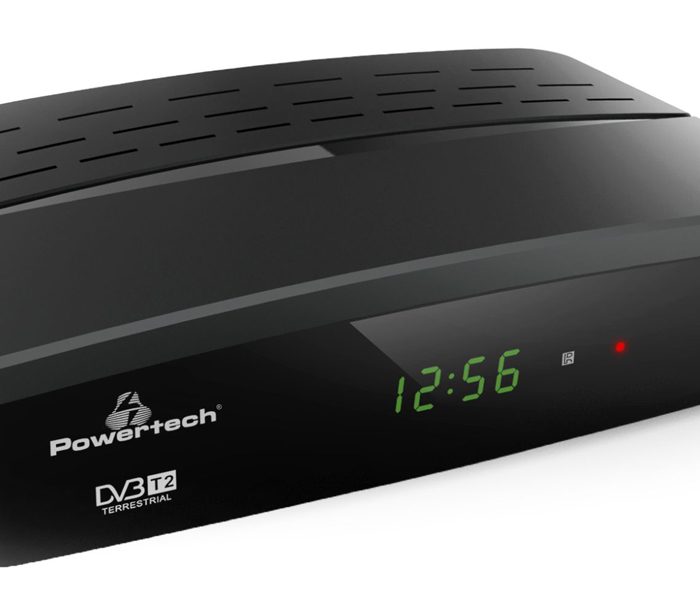 POWERTECH ψηφιακός δέκτης PT-779, MPEG4, DVB-T2, H.265, RJ45