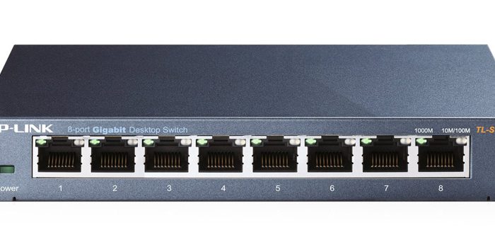 TP-LINK Desktop Switch TL-SG108 8 Θυρών, 10/100/1000Mbps, Ver. 6.0
