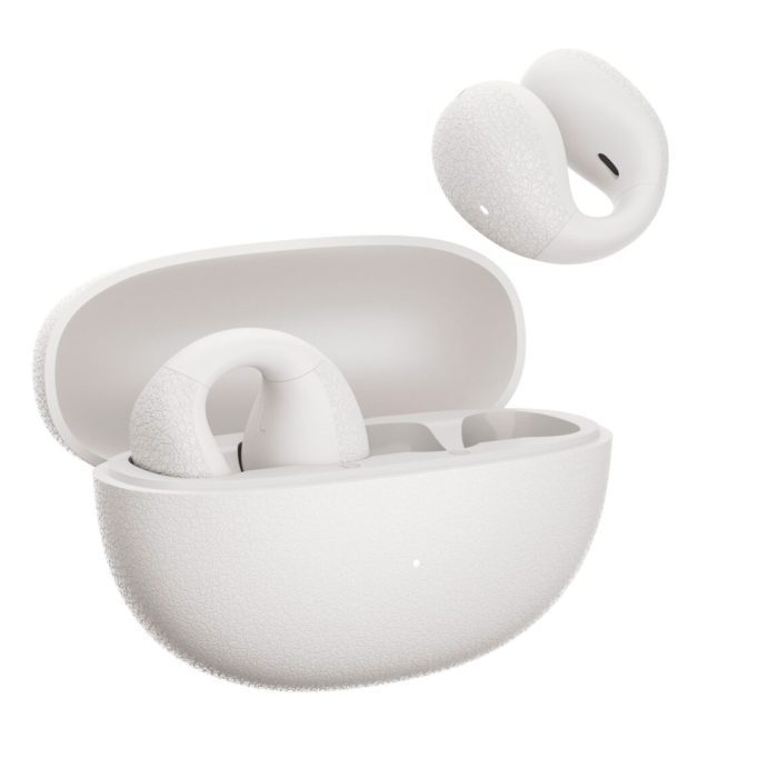 QCY Buds ANC Cream Grey (HT15) - 45db ANC TWS Earbuds 35h 5 mic ENC, ear-canal adaptive tech,