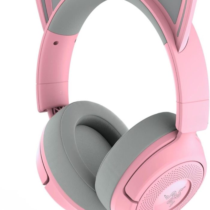 Kraken Kitty V3 X Quartz - Gaming Headset - Kitty Ears - 7.1 Surround - PC/PS5/Xbox/Switch 2 - 3.5mm