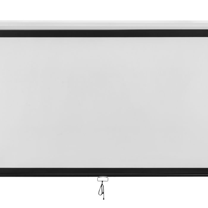 BRATECK οθόνη προβολής projector τοίχου/οροφής ESBA100, 221x124cm, 16:9/100", πτυσσόμενη