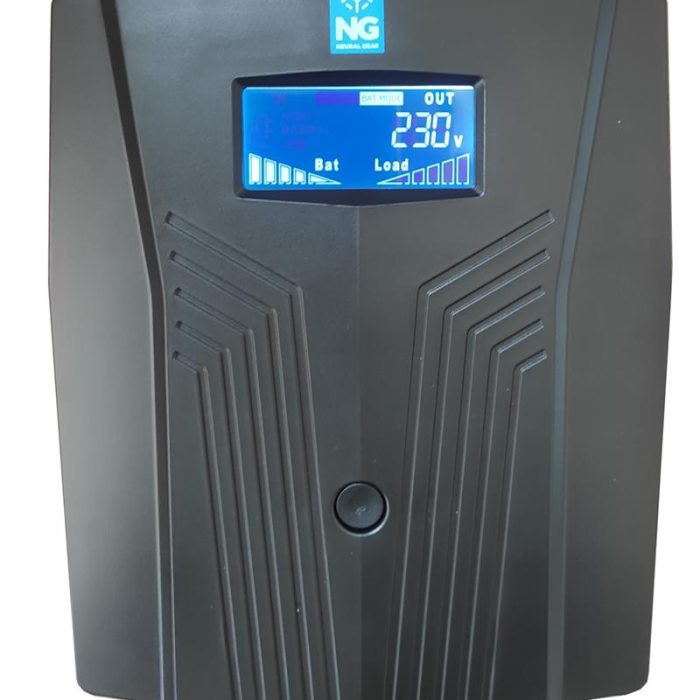NG UPS 1500VA/900W ΜΕ AVR, LINE INTERACTIVE, USB, 3 SCHUKO, 2 x 12V8A, ΟΘΟΝΗ