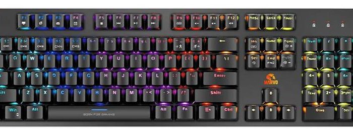 MARVO KG945 GAMING RGB ΜΗΧΑΝΙΚΟ ΟΠΤΙΚΟ ΠΛΗΚΤΡΟΛΟΓΙΟ, ΑΛΟΥΜΙΝΙΟΥ
