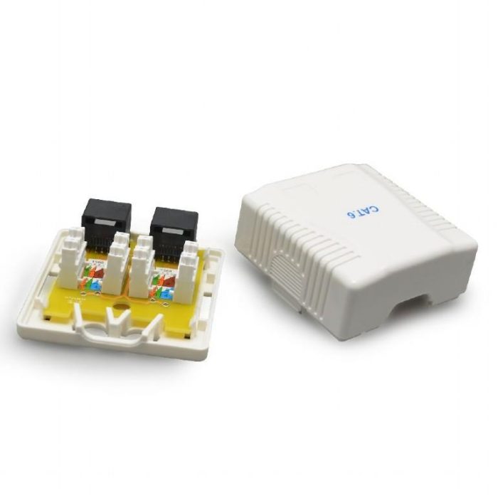 ΠΡΙΖΑ ΕΠΙΤΟΙΧΙΑ 2 X CAT6 LAN