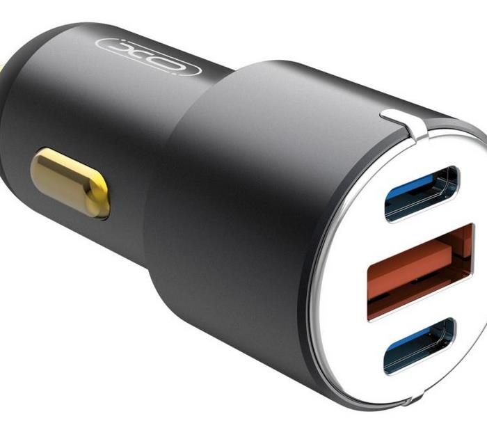 XO CC45 ΦΟΡΤΙΣΤΗΣ ΑΥΤΟΚΙΝΗΤΟΥ PD+QC3.0 30W, 3 ΘΥΡΕΣ
