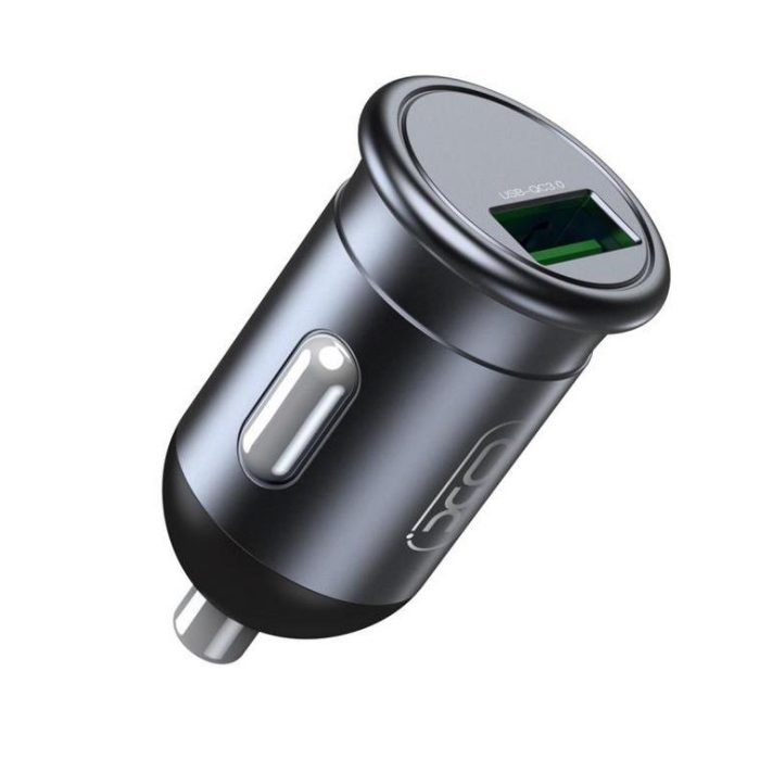 XO CC46 ΦΟΡΤΙΣΤΗΣ ΑΥΤΟΚΙΝΗΤΟΥ QC3.0 18W, 1 ΘΥΡΑ, ΜΑΥΡΟ