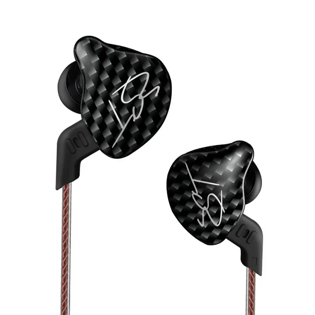KZ ZST Black No Mic - IEM 3,5 In Ear Monitor Earphones, Dynamic Hybrid Dual Driver 1BA+1DD - Image 2