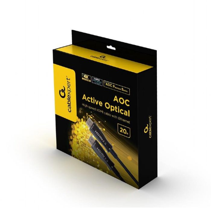 CABLEXPERT ΚΑΛΩΔΙΟ HDMI PREMIUM AOC, 60Hz, 20M