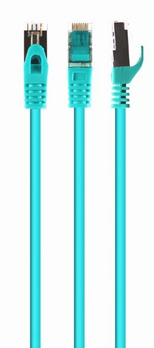 CABLEXPERT ΚΑΛΩΔΙΟ S/FTP CAT6A 1m, LSZH, ΠΡΑΣΙΝΟ