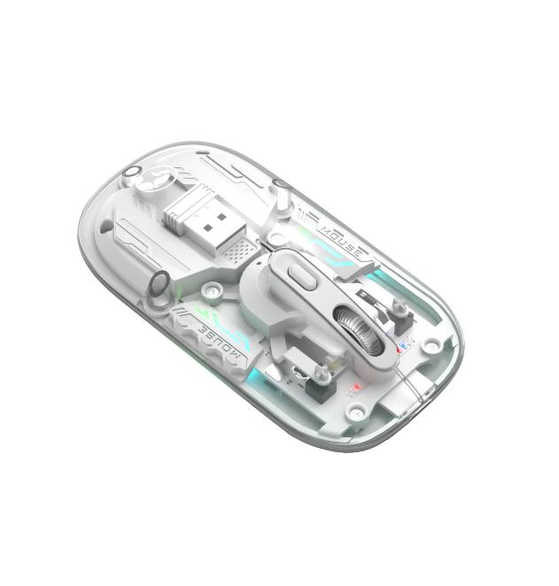 MARVO ΠΟΝΤΙΚΙ M808W ΔΙΑΦΑΝΟ ΑΣΥΡΜΑΤΟ 2.4G+BT, RGB, ΑΘΟΡΥΒΟΙ ΔΙΑΚΟΠΤΕΣ