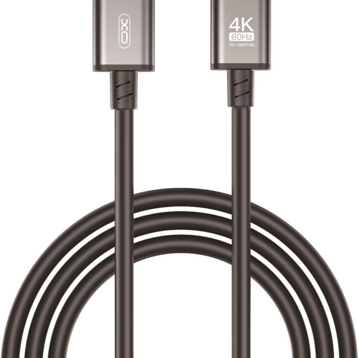 XO GB018A ΚΑΛΩΔΙΟ DISPLAY PORT MALE-MALE, 4K, 60HZ, 3m