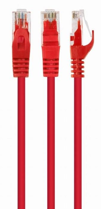 CABLEXPERT ΚΑΛΩΔΙΟ UTP CAT6 0.25m, ΚΟΚΚΙΝΟ