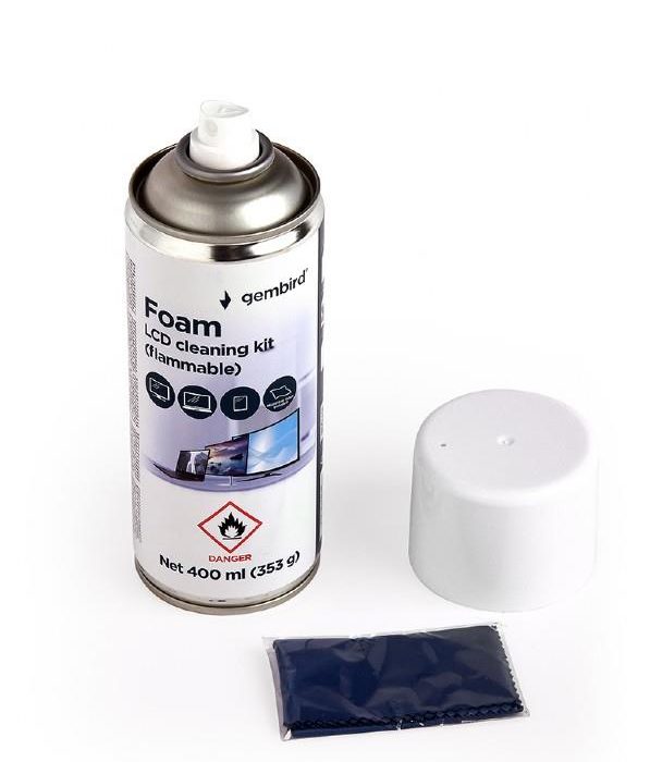 GEMBIRD ΑΦΡΟΣ ΚΑΘΑΡΙΣΜΟΥ LCD, 400ml