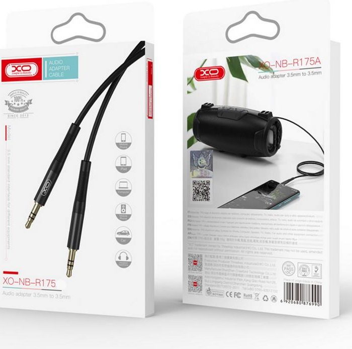 XO NB-R175B  ΚΑΛΩΔΙΟ ΗΧΟΥ 3.5MM TO  3.5MM 2M