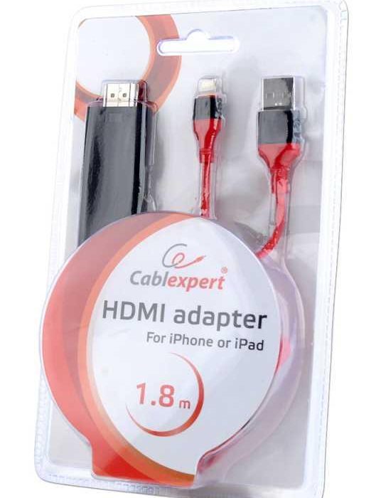 CABLEXPERT ΚΑΛΩΔΙΟ MHL HDMI ΓΙΑ APPLE ΣΥΣΚΕΥΕΣ , 1.8m