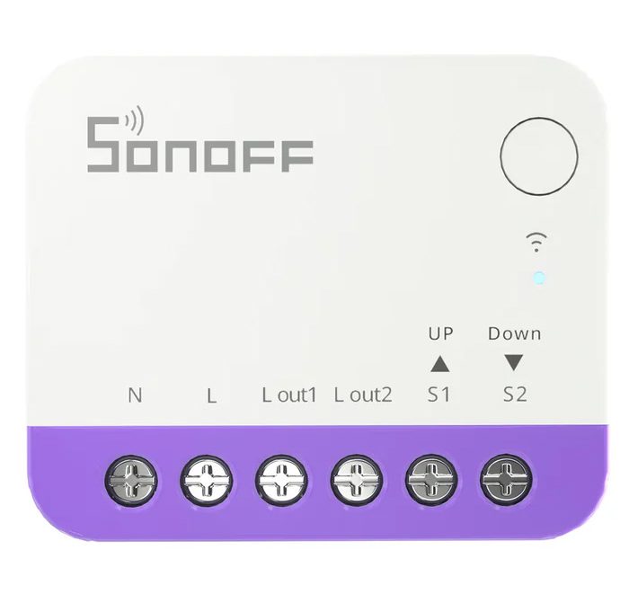 SONOFF smart διακόπτης MINI-RBS για μηχανισμό κουρτινών, WiFi, συμβατός με Matter, λευκός